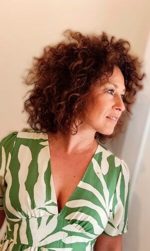 Vestido midi estampado selva